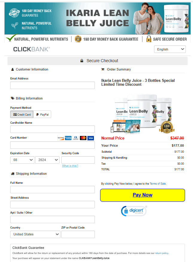 Ikaria Juice order_page